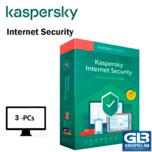 ANTIVIRUS KASPERSKY INTERNET SECURITY | 3 PCS | 12 MESES