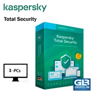 ANTIVIRUS KASPERSKY TOTAL SECURITY 3 PCS 12 MESES
