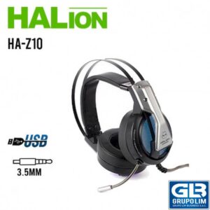 AUDIFONO HALION HA-Z10 7 GAMER | 3.5MM | USB LED