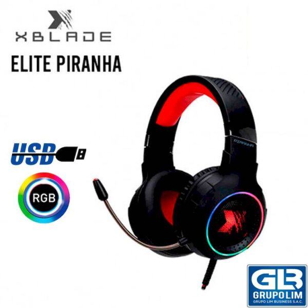AUDIFONO XBLADE ELITE PIRANHA (GXB-ES9280) GAMER |  USB | 7.1