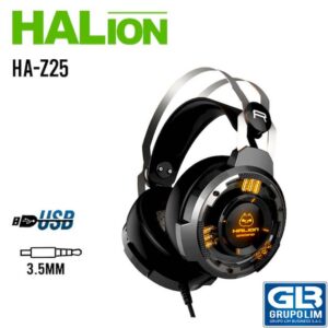 AUDIFONO HALION (HA-Z25) GAMING | NEGRO C/P LOMO | LED-MULTICOLOR