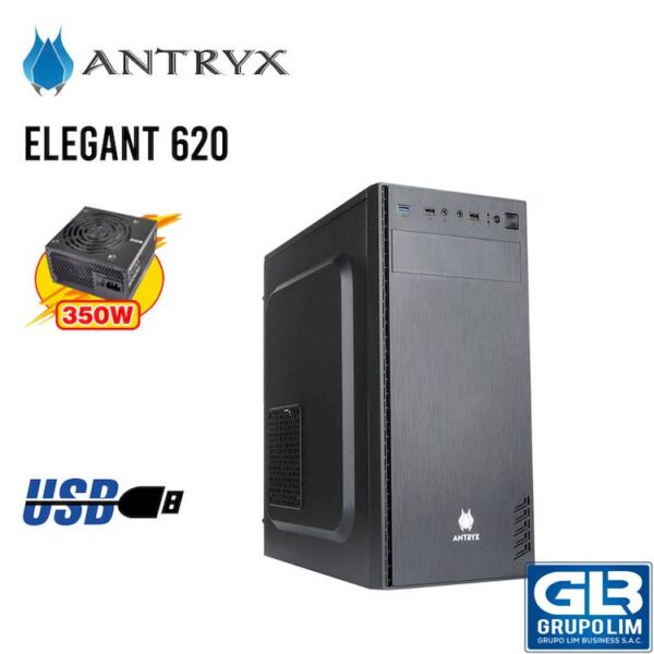 CASE ANTRYX ELEGANT 620 C/VENTANA 350W USB 3.0 (AC-E620-350CP)