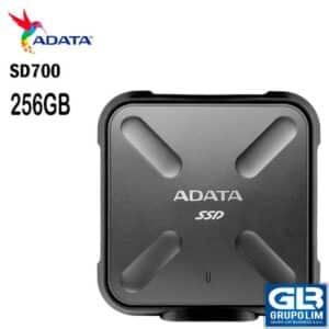 DISCO SOLIDO SSD EXTERNO ADATA SD700 256GB (ASD700-256GU31-CBK) NEGRO