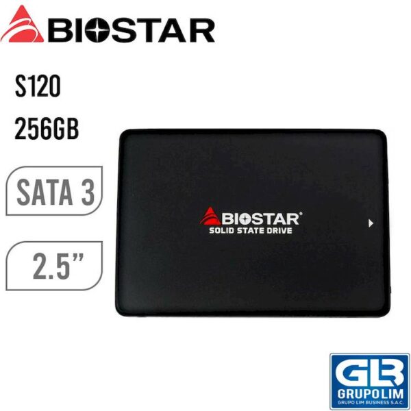 DISCO SSD BIOSTAR 256GB SATA3 S120-256GB SA902S2E36