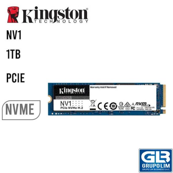 DISCO SSD KINGSTON NV1 1TB M 2 PCIE NVME SNVS 1000G