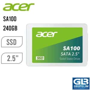 DISCO SSD SOLIDO ACER SA100 240GB (BL9BWWA.102)