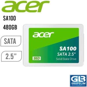 DISCO SSD SOLIDO ACER SA100 480GB BL 9BWWA 103