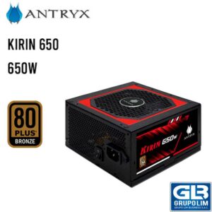 FUENTE DE PODER ANTRYX KIRIN 650 (AP-KB650) 650W | 80 PLUS BRONZE
