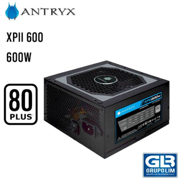 FUENTE DE PODER ANTRYX XPII 600 (AP-XP600V2) 600W | 80 PLUS