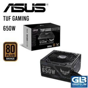 FUENTE DE PODER ASUS TUF GAMING 650W 80 PLUS BRONZE SEMI MODULAR (90YE00D1-B0AA00)