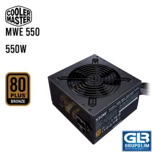 FUENTE DE PODER COOLER MASTER MWE 550 (MPE-5501-ACAAB-US) 550W BRONZE