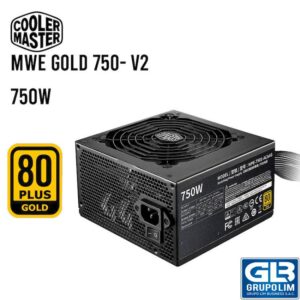 FUENTE DE PODER COOLER MASTER MWE 750W V2 MPE 7501 ACAAG U2 750W GOLD