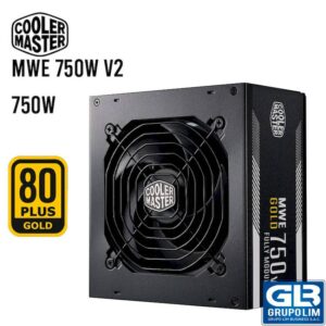 FUENTE DE PODER COOLER MASTER MWE 750W V2 (MPE-7501-AFAAG-US) 750W  GOLD  MODULAR
