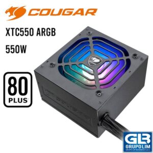 FUENTE DE PODER COUGAR XTC550 ARGB 80 PLUS WHITE 550W (31XG055.0002P)