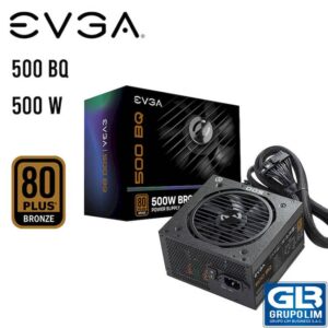 FUENTE DE PODER EVGA 500 BQ 110-BQ-0500-K1 500W  BRONZE