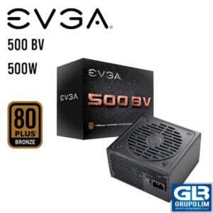FUENTE DE PODER EVGA 500 BV ( 100-BV-0500-K1 ) 500W | BRONZE