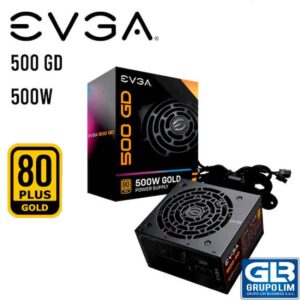 FUENTE DE PODER EVGA 500 GD (GD-100-GD-0500-V1) 500W | GOLD
