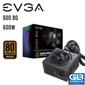 FUENTE DE PODER EVGA 600 BQ (110-BQ-0600-K1) 600W | BRONZE | SEMI-MODULAR
