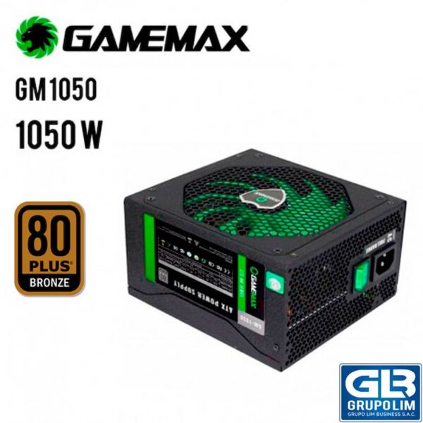 FUENTE DE PODER GAMEMAX (GM-1050) 1050W | 80 PLUS BRONZE