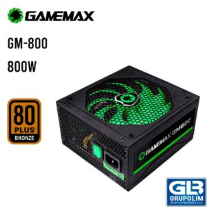 FUENTE DE PODER GAMEMAX GM 800W MODULAR 80PLUS BRONZE