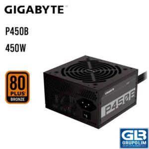 FUENTE DE PODER GIGABYTE P450B (GP-P450B) 80 PLUS BRONZE | 450W