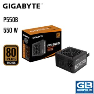 FUENTE DE PODER GIGABYTE P550B 80 PLUS BRONZE 550W GP P550B