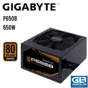 FUENTE DE PODER GIGABYTE P650B (GP-P650B) 650W | BRONZE