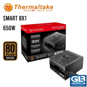 FUENTE DE PODER THERMALTAKE SMART BX1 (PS-SPD-0650NNFABU-1) 650W | BRONZE