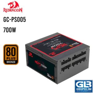FUENTE DE PODER REDRAGON PS005 (GC-PS005) 700W | MODULAR | BRONZE