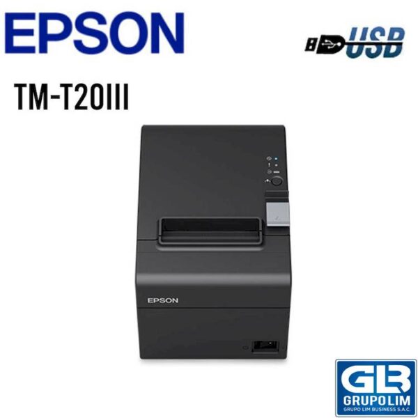 IMPRESORA EPSON TM-T20III-001 RS-232/USB BLACK C31CH51001