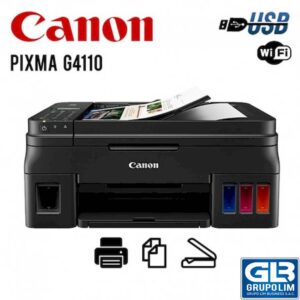 IMPRESORA MULTIFUNCIONAL CANON PIXMA G4110 IMPRIME COPIA ESCANEA TINTA CONTINUA USB WIFI CON TANQUE