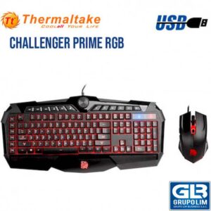 KIT GAMING TECLADO Y MOUSE THERMALTAKE CHALLENGER PRIME RGB