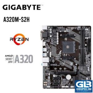 MAINBOARD GIGABYTE A320M-S2H  ( GA-A320M-S2H ) AM4