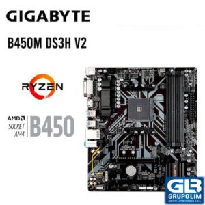 MAINBOARD GIGABYTE B450M DS3H V2 |AM4