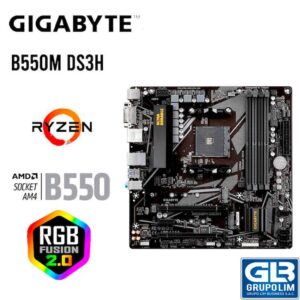 MAINBOARD GIGABYTE B550M DS3H (B550M-DS3H) AM4
