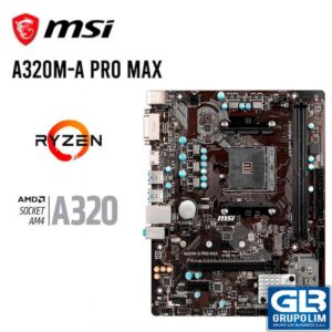 MAINBOARD MSI A320M-A PRO MAX (911-7C52-004) AM4