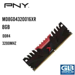 MEMORIA RAM PNY XLR8 8GB DDR4 3200 MHZ (MD8GD4320016XR)