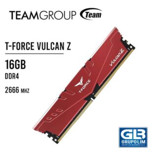 MEMORIA RAM TEAMGROUP T-Force Vulcan Z 16GB DDR4 2666MHZ CL-18 (TLZRD416G2666HC18HBK)