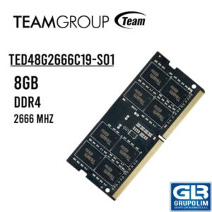 MEMORIA SODIM TEAMGROUP 8GB DDR4 2666MHZ CL16 TED48G2666C19_S01