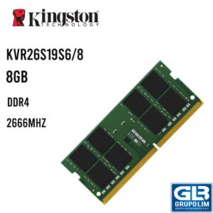 MEMORIA SODIMM KINGSTON DDR4 8GB 2666 MHZ (KVR26S19S6/8)