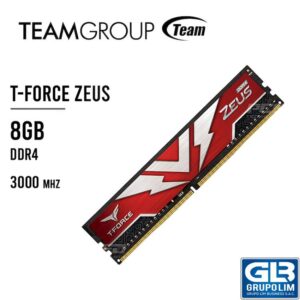 MEMORIA TEAMGROUP T-FORCE ZEUS | DDR4 | 8GB | 3000MHZ | 1.35V