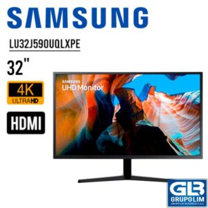MONITOR SAMSUNG LED 32"UHD 4K (LU32J590UQLXPE) HDMI