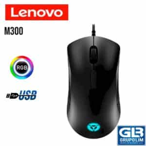 MOUSE GAMER LENOVO M300 RGB USB GY50X79384