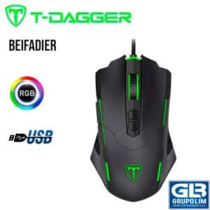 MOUSE GAMER T-DAGGER BEIFADIER T-TGM206RGB BLACK