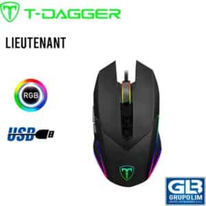 MOUSE GAMER T-DAGGER LIEUTENANT T-TGM301RGB