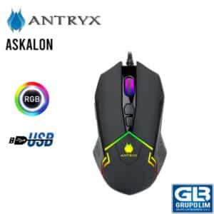 MOUSE GAMING ANTRYX CHROME STORM ASKALON | DPI 12400 | RGB (AGM-6100K)