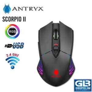 MOUSE GAMING ANTRYX CHROME STORM SCORPIO II | DPI 10000 (AGM-CS5500WK)