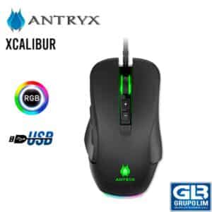 MOUSE GAMING ANTRYX CHROME STORM XCALIBUR (AGM-CS7500K) | DPI 16400 | LED RGB