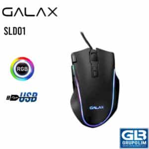 MOUSE GAMING GALAX SLD01 | 7200DPI | 8 BOTONES | RGB