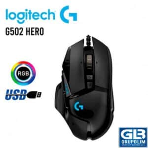 MOUSE LOGITECH G502 HERO (910-005469) GAMING | LED-RGB